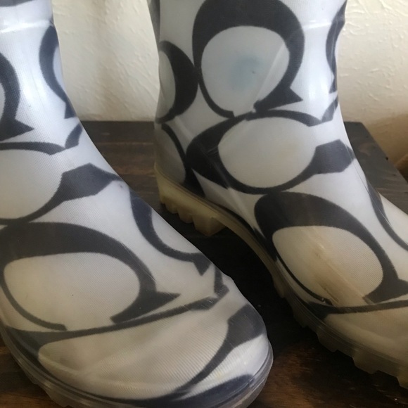 Coach rain boots (with box) - Picture 6 of 6
